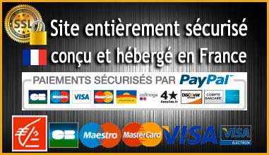 Site et paiment sécurisés par SSL